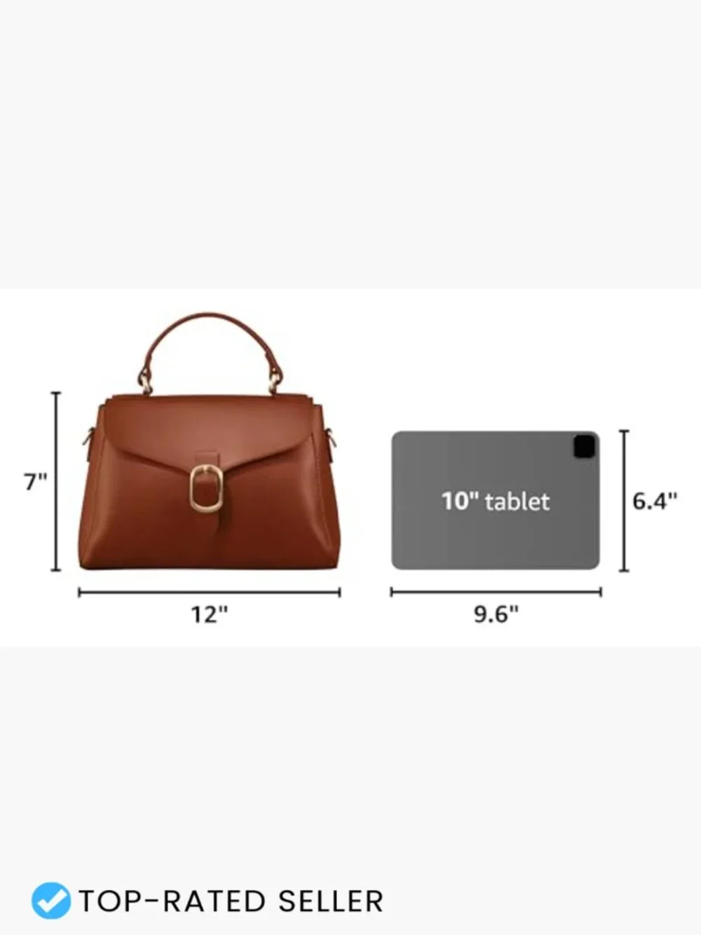 Vegan Leather Top Handle Satchel Purse Retro Vintage Shoulder Bag Classic